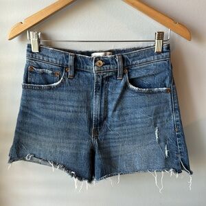 Abercrombie & Fitch High‎ Rise 4" Denim Short